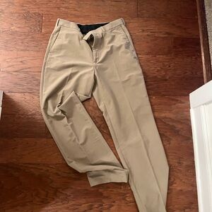 NWOT axist tan pants. Corduroy type exterior. Size 34 X 34